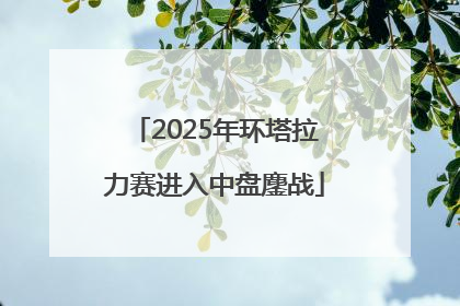 2025年环塔拉力赛进入中盘鏖战