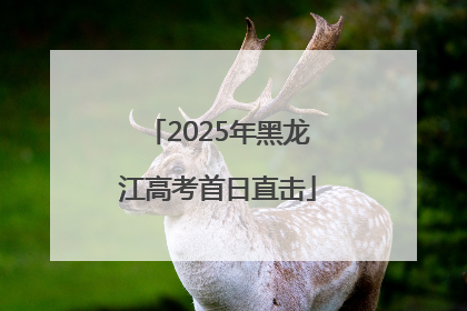 2025年黑龙江高考首日直击